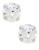 Fine Jewellery Children's 14kt White Gold Earrings - CUBIC ZIRCONIA