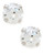 Fine Jewellery Children's 14kt White Gold Earrings - Cubic Zirconia