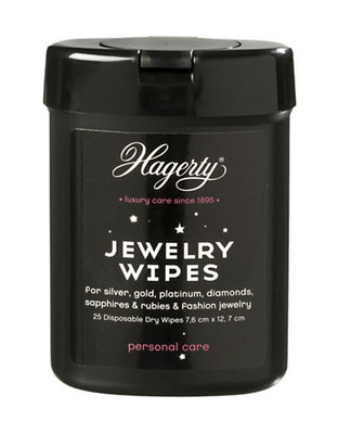 Hagerty Jewellery Wipes - White