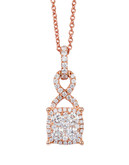 Le Vian Vanilla Diamonds  14K Rose Gold Diamond Necklace - Rose Gold