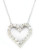 Effy 14K White Gold Diamond Heart Pendant - Diamond
