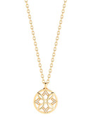 Ivanka Trump Aberdeen Necklace 18kt Yellow Gold 22mm in diameter - Diamond