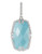 Ivanka Trump Patras Pendant 18kt White Gold - Aquamarine