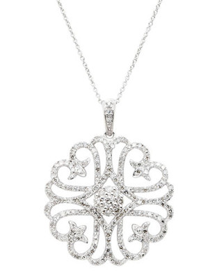 Fine Jewellery 14K White Gold Diamond Necklace - Diamond
