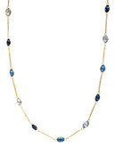 Effy 14K Yellow Gold Blue Topaz Necklace - Gold