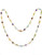 Effy 14 Kt Yellow Gold Multi Colour Station Necklace - Multi Semi Precious Stone Mix
