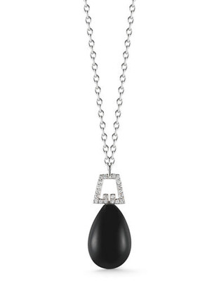 Ivanka Trump Toulouse Onyx and Diamond Necklace - Onyx