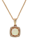 Effy 14K Yellow Gold Diamond And Opal Pendant - Opal