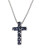 Effy Sterling Silver Sapphire Cross Pendant - SAPPHIRE