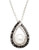 Town & Country Sterling Silver Black And White Diamond And Freshwater Pearl Necklace - Pearl
