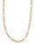 "Fine Jewellery 10Kt Yellow Gold Hollow  18"" Figaro Link Chain With Lobster Clasp Closure. - Yellow Gold"