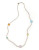 Town & Country Sterling Silver 14K Yellow Gold And Multi Coloured Gemstone Necklace - GOLD
