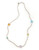 Town & Country Sterling Silver 14K Yellow Gold And Multi Coloured Gemstone Necklace - Gold
