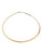Fine Jewellery Sterling Silver And 14K Yellow Gold Reverse Avolto Necklace - Auragento (Silver/Gold)