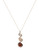 Fine Jewellery 10K Yellow Gold Necklace with Diamond and Pearl Pendant - Pearl