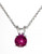 Effy 14K White Gold Pink Sapphire Pendant - Sapphire