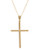 Fine Jewellery 14K Yellow Gold Polished Cross Pendant - Yellow Gold