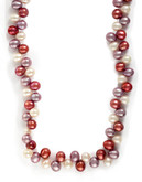 Effy 14K Yellow Gold Multi Coloured Freshwater Pearl Necklace - Multi Coloured