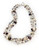 Fine Jewellery Sterling Silver Three Strand Multi Coloured Pearl Necklace - Multi Coloured