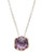 Town & Country Sterling Silver, 14K Yellow Gold And Amethyst Brazilliance Pendant - Amethyst
