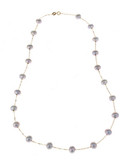 Fine Jewellery 14 Kt Yellow Gold Pearl String Necklace - PEARL