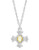 Judith Ripka Ambrosia Maltese cross pendant on 17 inch chain - Yellow