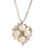 Fine Jewellery 14K Yellow Gold And Sterling Silver with Pearl and Diamond Pendant - Pearl