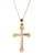 Fine Jewellery 14KT Pol Tiny Cross Pendant - Gold