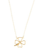 Fine Jewellery 14Kt Yellow Gold Clover Pendant - Yellow Gold