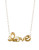 Fine Jewellery Love Script Necklace - YELLOW GOLD