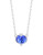Judith Ripka La Petite Oval Stone Necklace - CORUNDUM