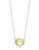 Judith Ripka La Petite Oval Stone Necklace - CRYSTAL
