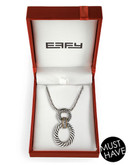 Effy Diamond Sterling Silver and 18K Gold Drop Pendant - Diamond