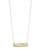 Fine Jewellery Love Necklace - YELLOW GOLD