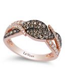 Le Vian Swirl Collection 14K Rose Gold Diamond Ring - Rose Gold - 7