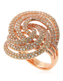 Effy 14k Rose Gold Diamond Ring - Diamond - 7