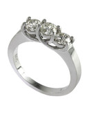 Effy 14K White Gold 1.00ct Diamond Ring - Diamond - 7