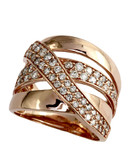 Effy 14K Rose Gold Diamond Ring - Rose Gold - 7