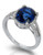 Effy 14K White Gold Diamond Sapphire Ring - Sapphire - 7