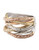 Effy 14K Tri Tone Gold 0.17ct Diamond Ring - Diamond - 7