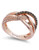 Le Vian Gladiator Swirl Collection 14K Rose Gold Diamond Ring - Rose Gold - 7