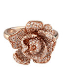 Effy 14K Rose Gold 0.65ct Diamond Ring - Diamond - 7