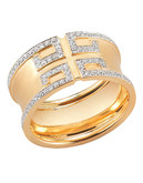 Ivanka Trump Metropolis Ring. 18kt Yellow Gold - Diamond - 6.5