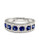 Effy 14K White Gold Diamond And Sapphire Ring - Sapphire - 7