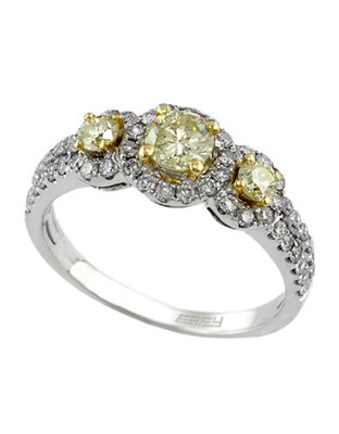 Effy 14K Two-tone Yellow 1.12ct Diamond Ring - Diamond - 7