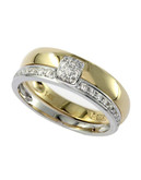 Effy 14K White And Yellow Gold Diamond Ring - Diamond - 7
