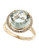 Effy 14K Yellow Gold Diamond and Green Amethyst Ring - Diamond - 7