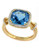 Effy 14K Yellow Gold Diamond and Blue Topaz Ring - Topaz