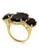Effy 14k Yellow Gold Diamond and Onyx Ring - Onyx - 7