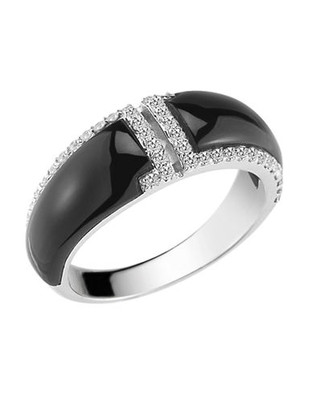 Ivanka Trump Toulouse Onyx and Diamond Ring - Onyx - 6